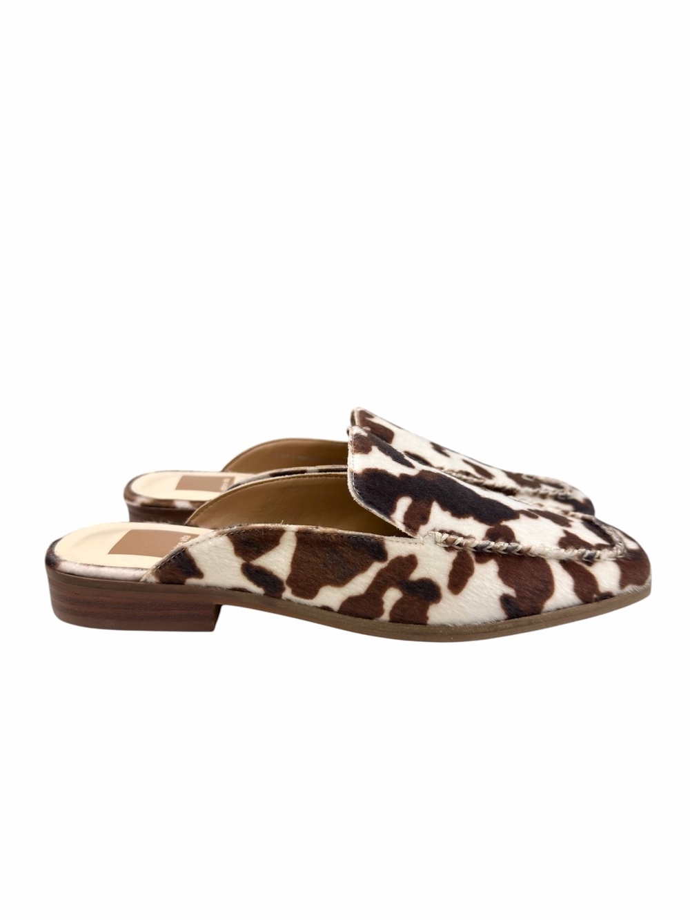 Dolce Vita Brevyn Mules in Cocoa Faux Calf Hair Women’s Size 6.5 - Picture 2 of 15